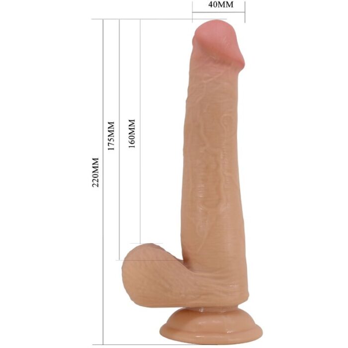PRETTY LOVE - TALLEN DILDO REALÍSTICO 22 CM NATURAL - CandyHot - Foto 5