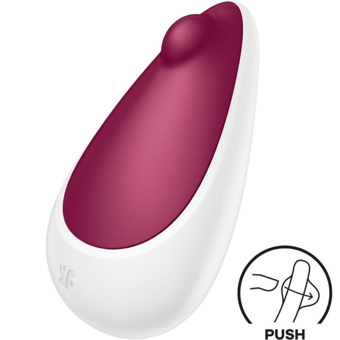 SATISFYER - SPOT ON 3 ESTIMULADOR DE CLÍTORIS ROJO - CandyHot - Foto 1