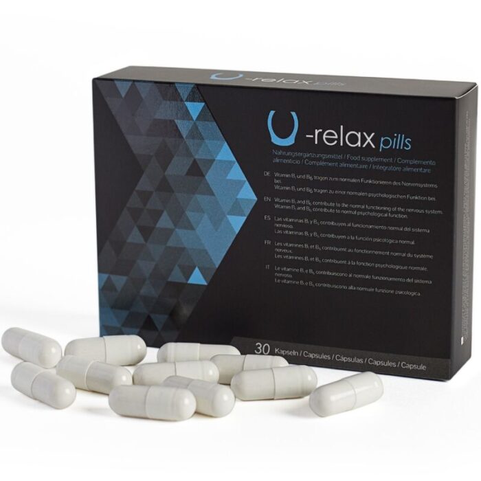 500 COSMETICS - U-RELAX CÁPSULAS RELAJACIÓN Y REDUCCIÓN ANSIEDAD - 30 CÁPSULAS - CandyHot - Foto 1