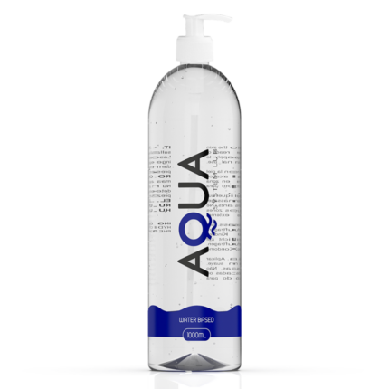 AQUA QUALITY - LUBRICANTE BASE DE AGUA 1000 ML - CandyHot - Foto 1