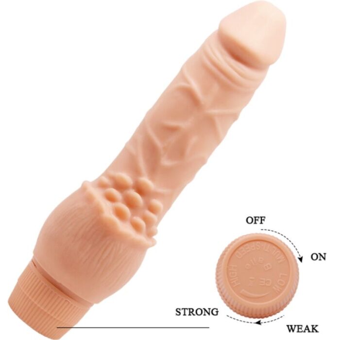 BAILE - BARBARA VIBRADOR REALÍSTICO 19.5 CM NATURAL - CandyHot - Foto 4