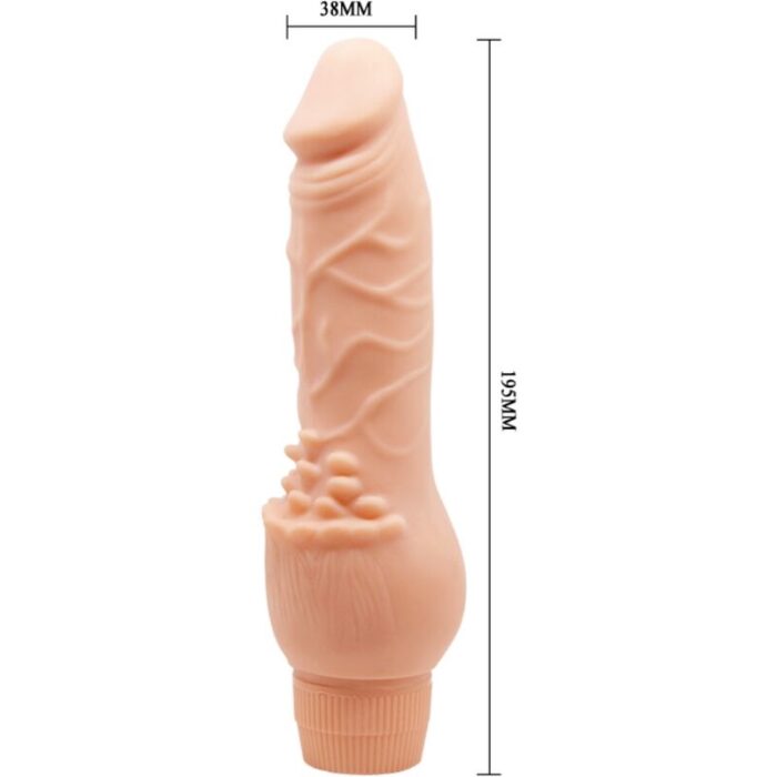 BAILE - BARBARA VIBRADOR REALÍSTICO 19.5 CM NATURAL - CandyHot - Foto 5