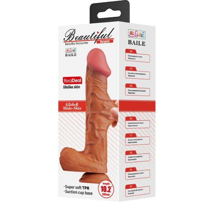 BAILE - BERGRISI DILDO REALÍSTICO 26 CM NATURAL - CandyHot - Foto 6