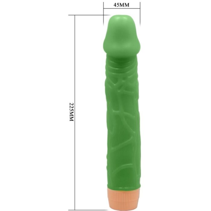 BAILE - BILL VIBRADOR REALÍSTICO 22.5 CM VERDE - CandyHot - Foto 5
