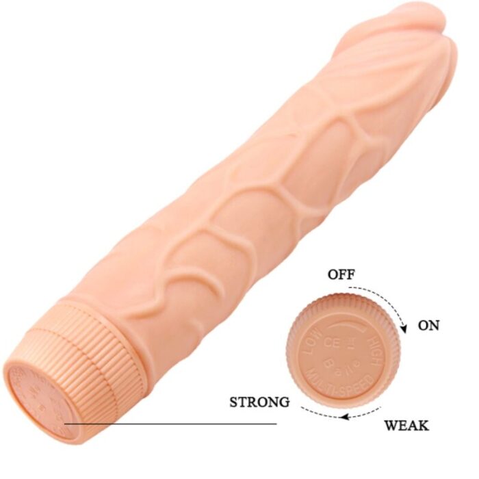 BAILE - BOB VIBRADOR REALÍSTICO 22.5 CM NATURAL - CandyHot - Foto 4
