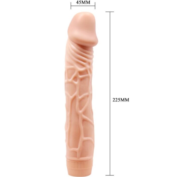 BAILE - BOB VIBRADOR REALÍSTICO 22.5 CM NATURAL - CandyHot - Foto 5