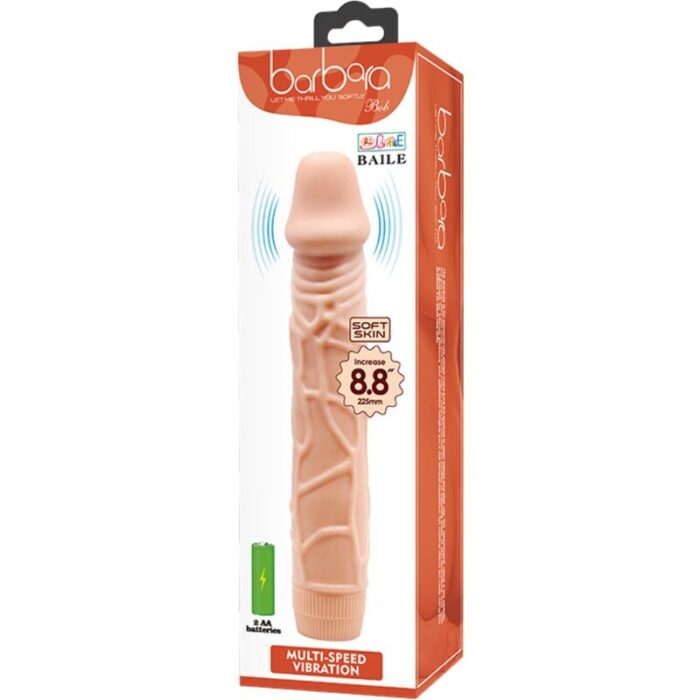 BAILE - BOB VIBRADOR REALÍSTICO 22.5 CM NATURAL - CandyHot - Foto 6