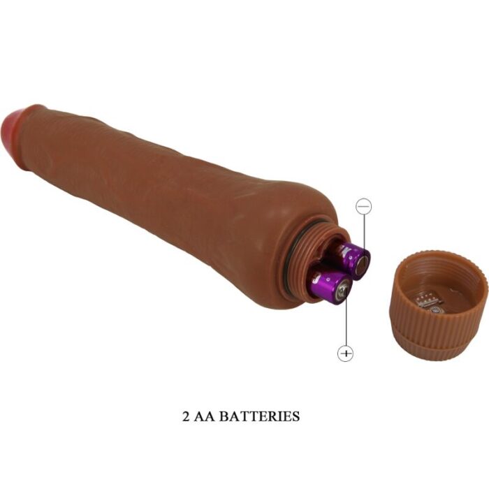 BAILE - DRYAD VIBRADOR REALÍSTICO 25 CM MULATO - CandyHot - Foto 3
