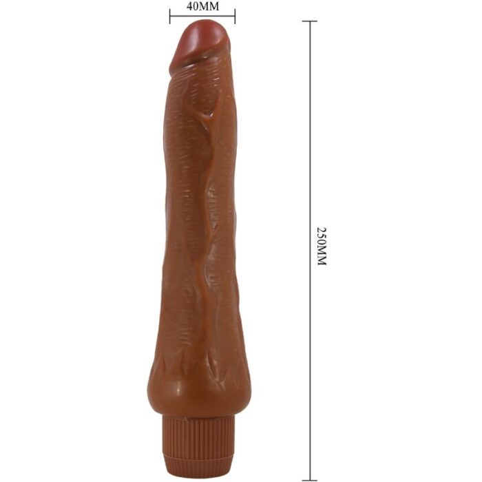 BAILE - DRYAD VIBRADOR REALÍSTICO 25 CM MULATO - CandyHot - Foto 4