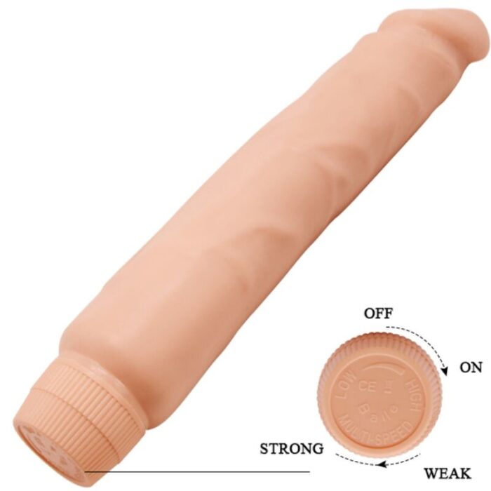 BAILE - JACK VIBRADOR REALÍSTICO 26 CM NATURAL - CandyHot - Foto 4
