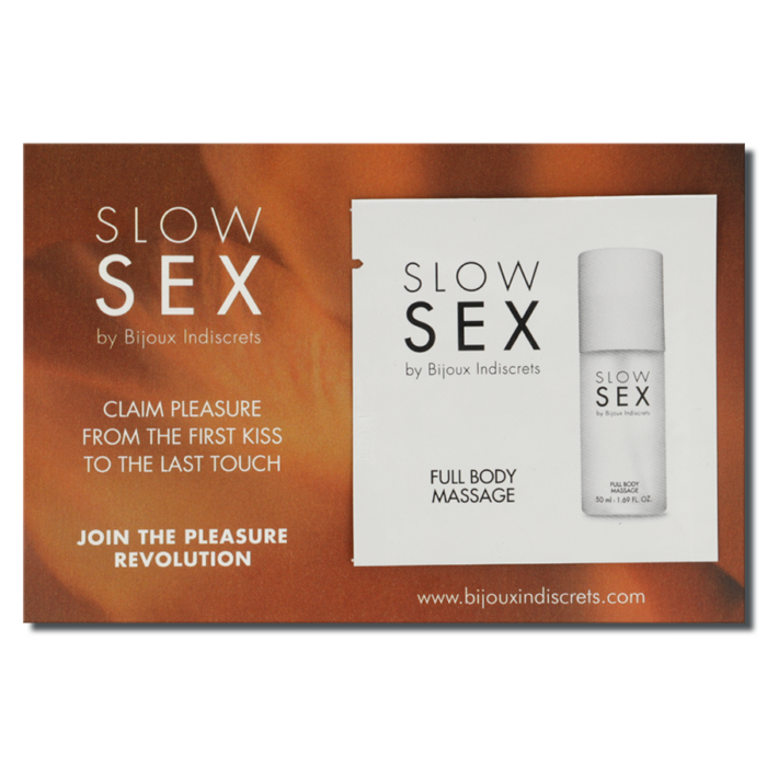 BIJOUX - SLOW SEX FULL BODY MASSAGE GEL DE MASAJE 2 ML - CandyHot - Foto 1