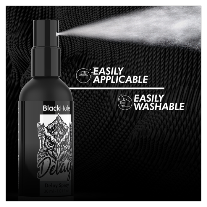 BLACK HOLE - SPRAY RETARDANTE STUDY FORTE 30 ML - CandyHot - Foto 3