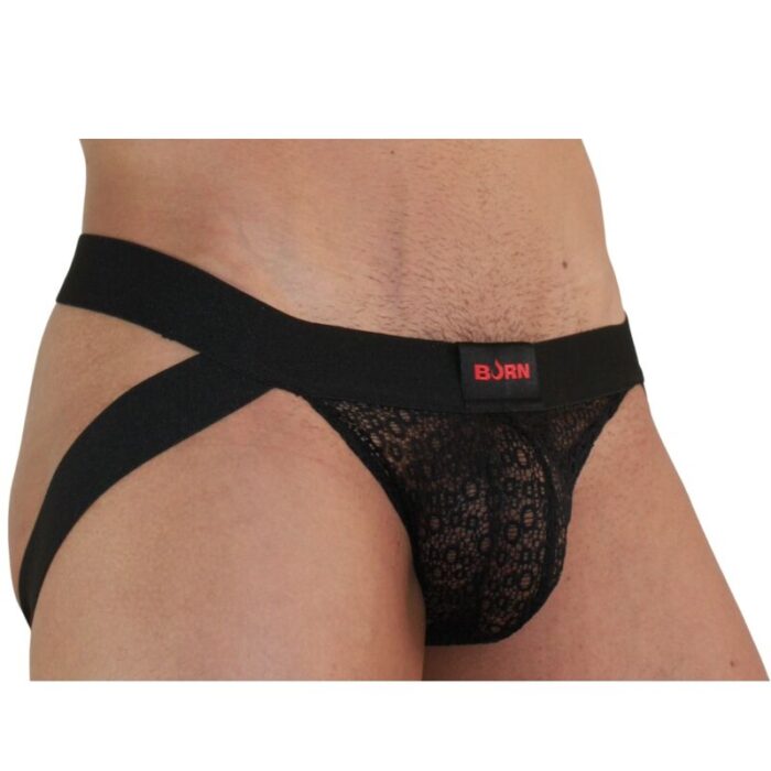 BURN - 005 JOCK LENCERO NEGRO M - CandyHot - Foto 2
