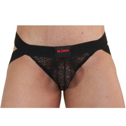 BURN - 005 JOCK LENCERO NEGRO XL - CandyHot - Foto 1
