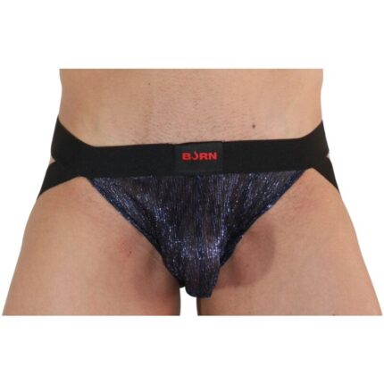 BURN - 006 JOCK BRILLANTE AZUL / NEGRO M - CandyHot - Foto 1