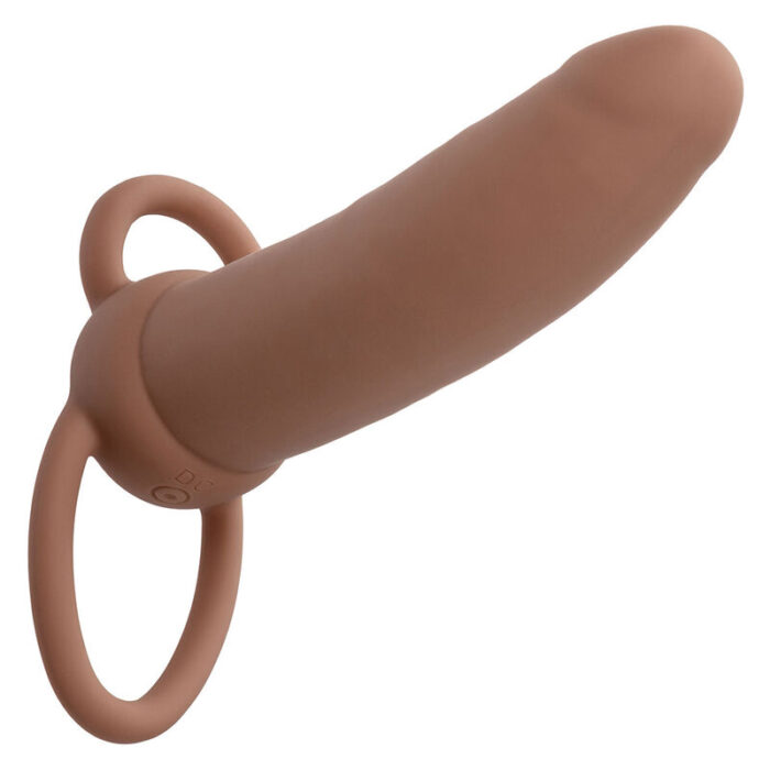 CALEXOTICS - MAXX DOBLE PENETRADOR GRUESO 10 VIBRACIONES MULATO - CandyHot - Foto 3