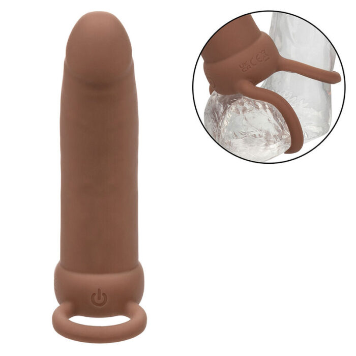 CALEXOTICS - MAXX DOBLE PENETRADOR GRUESO 10 VIBRACIONES MULATO - CandyHot - Foto 5
