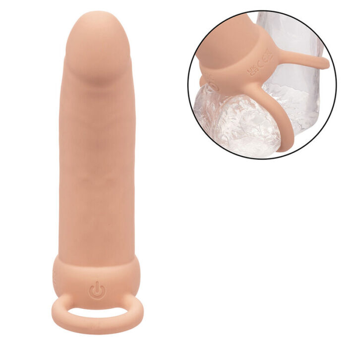 CALEXOTICS - MAXX DOBLE PENETRADOR GRUESO 10 VIBRACIONES NATURAL - CandyHot - Foto 3
