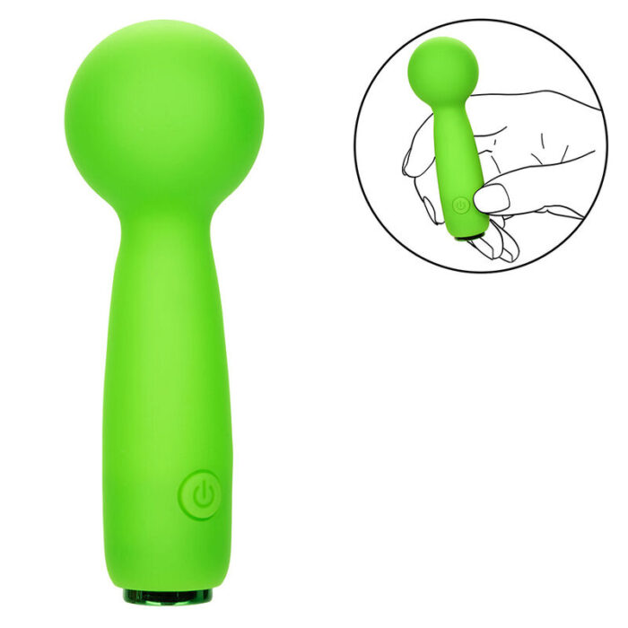 CALEXOTICS - NEON VIBES THE BUBBLY VIBE MINI MASAJEADOR 10 VIBRACIONES VERDE - CandyHot - Foto 6