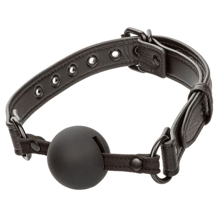 CALEXOTICS - NOCTURNAL MORDAZA DE BOLA SILICONA NEGRO - CandyHot - Foto 2