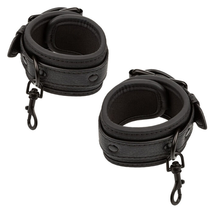 CALEXOTICS - NOCTURNAL RESTRICCIONES DE CAMA CUERO AJUSTABLE NEGRO - CandyHot - Foto 4