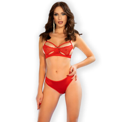 CHILIROSE - CR 4676 SET DOS PIEZAS ROJO M - CandyHot - Foto 1