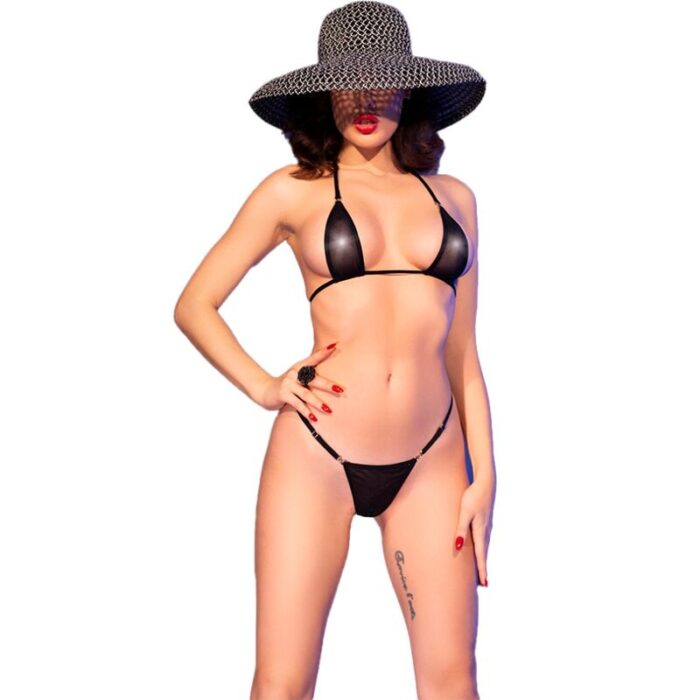 CHILIROSE - CR 4840 MICRO BIKINI NEGRO S/M - CandyHot - Foto 1