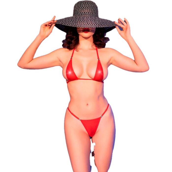 CHILIROSE - CR 4840 MICRO BIKINI ROJO S/M - CandyHot - Foto 2