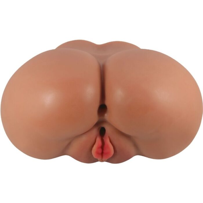 CRAZY BULL - LUNA TRASERO VIBRADOR CON VAGINA Y ANO REALÍSTICO NATURAL CONTROL REMOTO - CandyHot - Foto 3