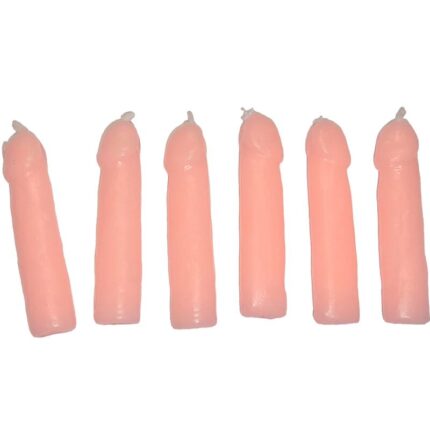 DIABLO PICANTE - 6 VELAS FORMA PENE CARNE - CandyHot - Foto 1