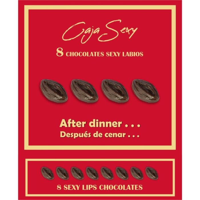 DIABLO PICANTE - CAJA 8 CHOCOLATINAS FORMA VAGINA - CandyHot - Foto 1