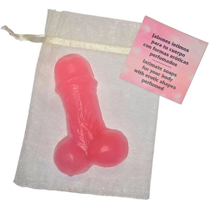DIABLO PICANTE - JABÓN PERFUMADO FORMA PENE ROSA - CandyHot - Foto 1