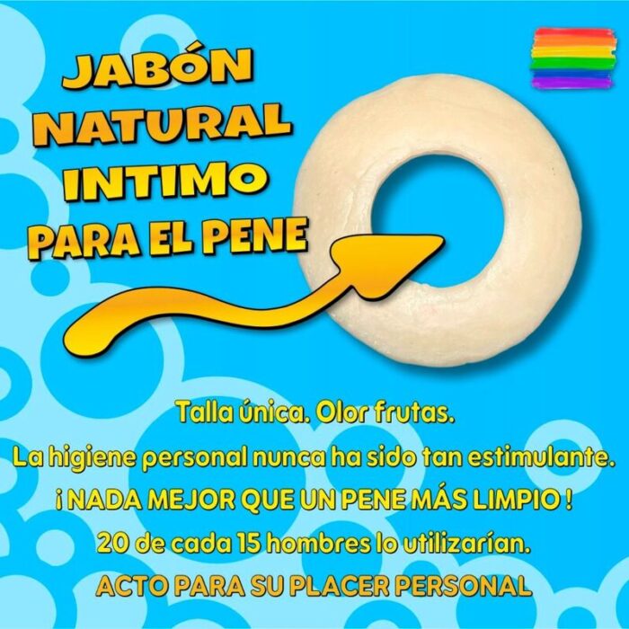 DIABLO PICANTE - JABÓN PERFUMADO HIGIENE MASCULINA 100 GRAMOS NARANJA - CandyHot - Foto 1