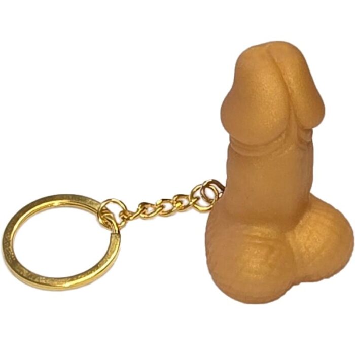 DIABLO PICANTE - LLAVERO FORMA PENE DORADO - CandyHot - Foto 1