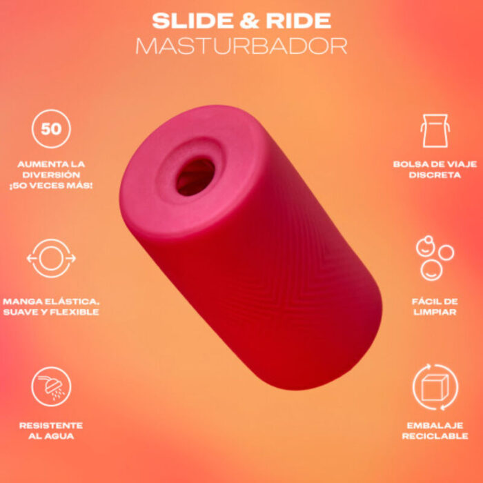 DUREX - TOY MASTURBADOR SLIDE & RIDE - CandyHot - Foto 2