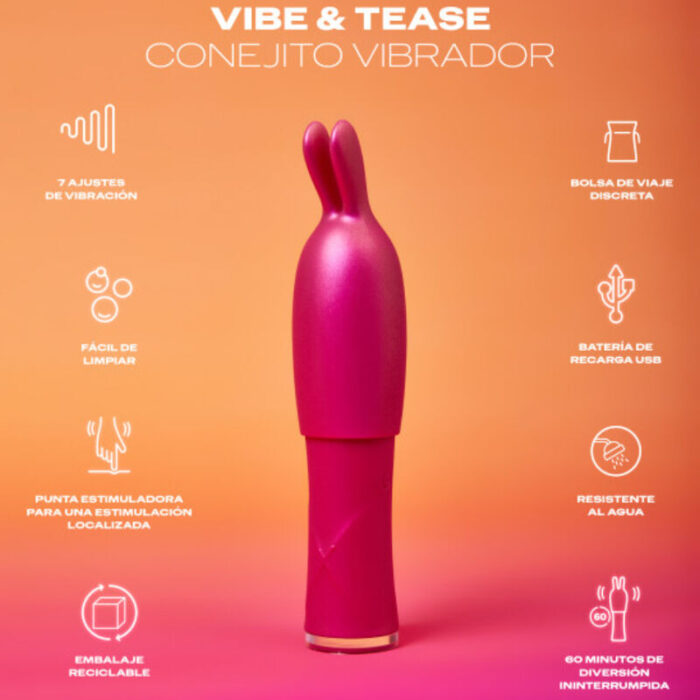 DUREX - TOY VIBRADOR VIBE & TEASE - CandyHot - Foto 2