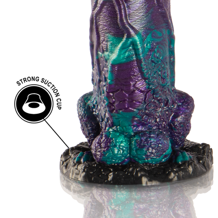 EPIC - BASILISK DILDO DOBLE PLACER ESCAMOSO TAMAÑO GRANDE - CandyHot - Foto 6