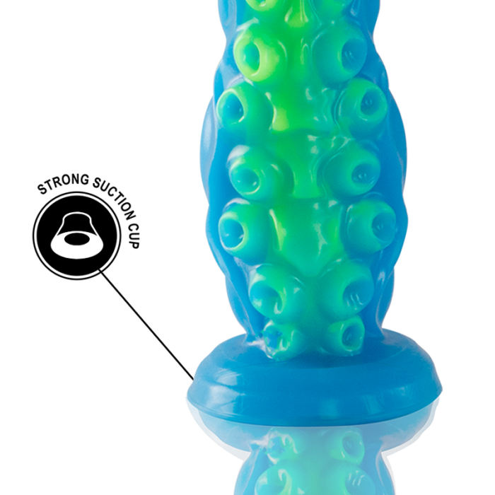 EPIC - SCYLLA DILDO TENTÁCULO FINO FLUORESCENTE TAMAÑO GRANDE - CandyHot - Foto 6