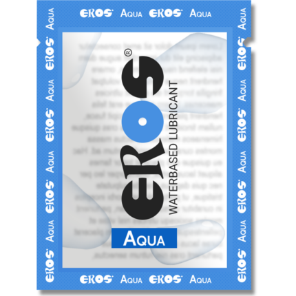 EROS AQUA - LUBRICANTE BASE AGUA 4 ML - CandyHot - Foto 1