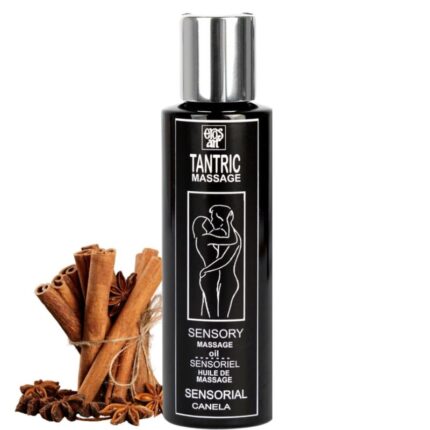 EROS-ART - ACEITE MASAJE TANTRICO NATURAL Y AFRODISÍACO CANELA 100 ML - CandyHot - Foto 1