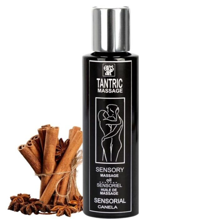 EROS-ART - ACEITE MASAJE TANTRICO NATURAL Y AFRODISÍACO CANELA 100 ML - CandyHot - Foto 1