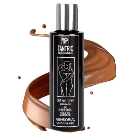 EROS-ART - ACEITE MASAJE TANTRICO NATURAL Y AFRODISÍACO CHOCOLATE 100 ML - CandyHot - Foto 1