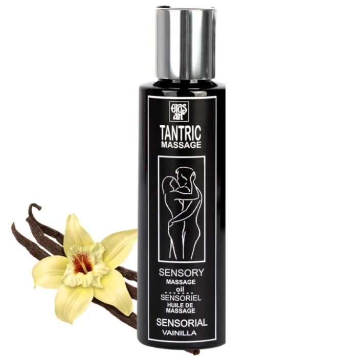EROS-ART - ACEITE MASAJE TANTRICO NATURAL Y AFRODISÍACO VAINILLA 100 ML - CandyHot - Foto 1