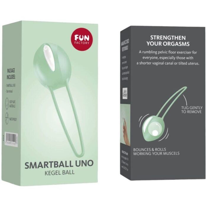 FUN FACTORY - SMARTBALL UNO BOLA PELVICA BLANCO / VERDE PISTACHO - CandyHot - Foto 4
