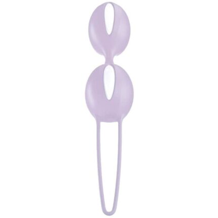 FUN FACTORY - SMARTBALLS DUO BOLAS PELVICAS BLANCO / LILA PASTEL - CandyHot - Foto 2