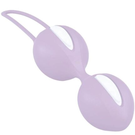 FUN FACTORY - SMARTBALLS DUO BOLAS PELVICAS BLANCO / LILA PASTEL - CandyHot - Foto 1