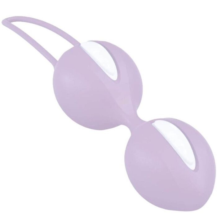 FUN FACTORY - SMARTBALLS DUO BOLAS PELVICAS BLANCO / LILA PASTEL - CandyHot - Foto 1