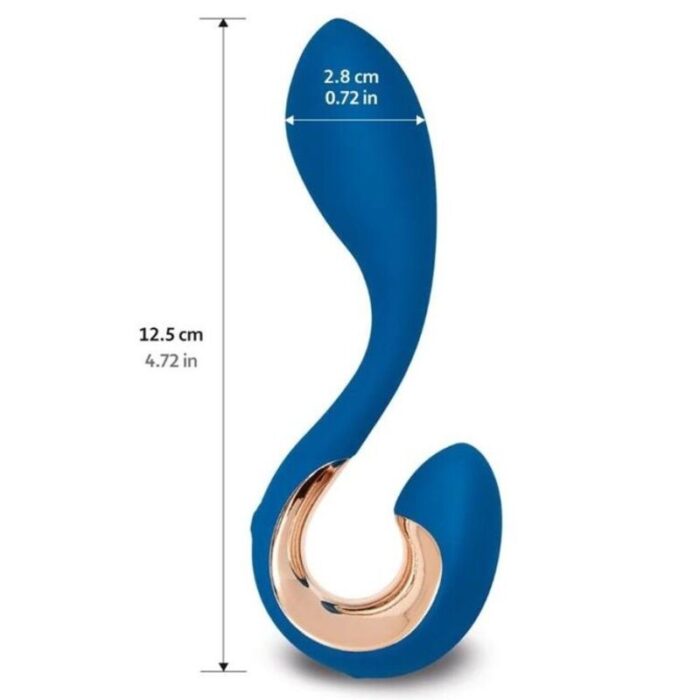 G-VIBE - GPOP 2 VIBRADOR PUNTO G Y P AZUL INDIGO - CandyHot - Foto 3