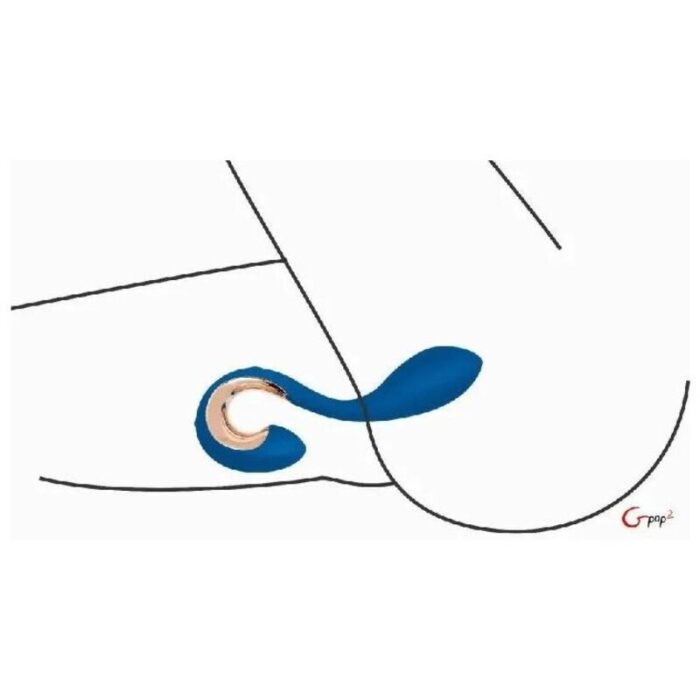 G-VIBE - GPOP 2 VIBRADOR PUNTO G Y P AZUL INDIGO - CandyHot - Foto 5