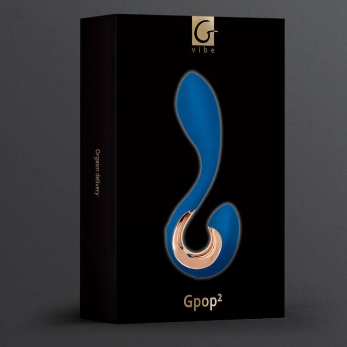 G-VIBE - GPOP 2 VIBRADOR PUNTO G Y P AZUL INDIGO - CandyHot - Foto 6